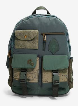 The Lord of The Rings Map Print Multi-Pocket Backpack, , hi-res